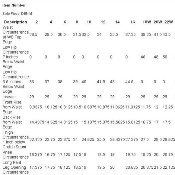 NWT LIZ CLAIBORNE JACKIE BOOT CUT‎ JEAN 20P VANILLA - Picture 8 of 11